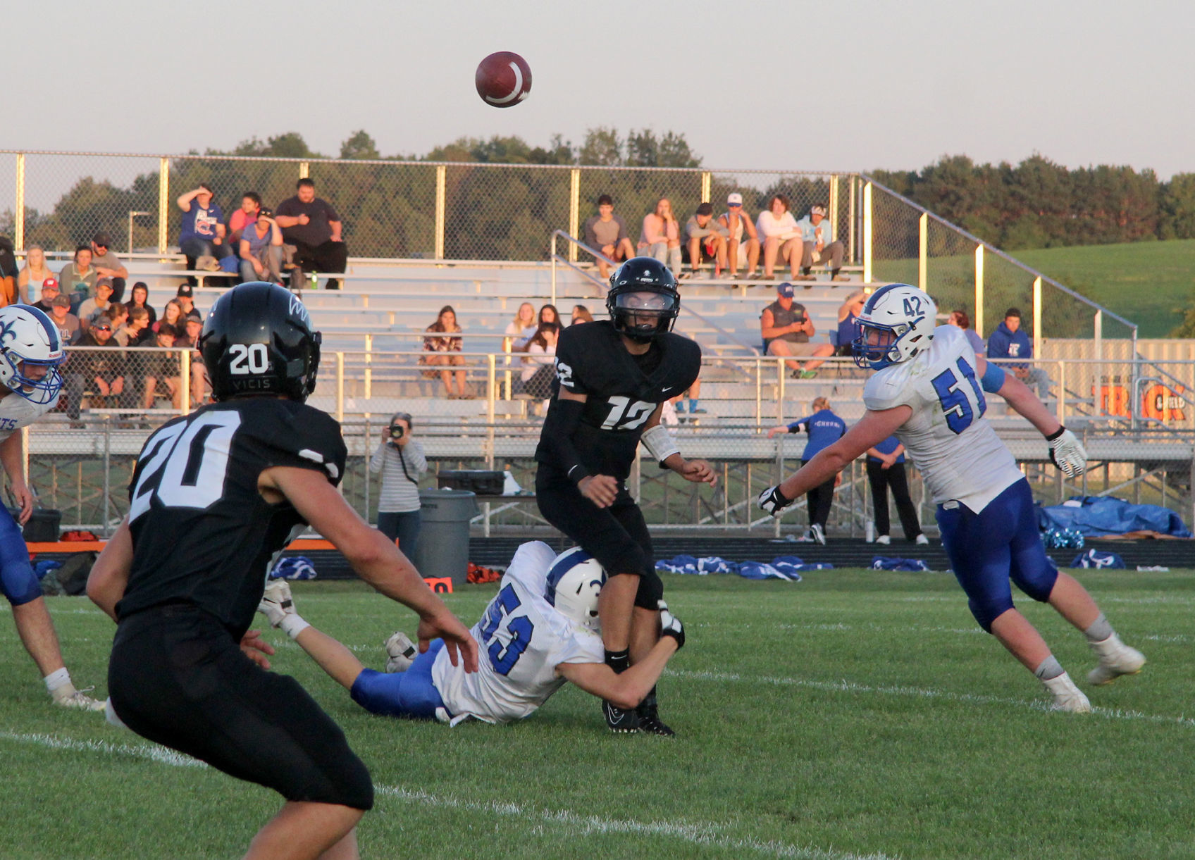 Saint Croix Falls at Bloomer football 8-23-19
